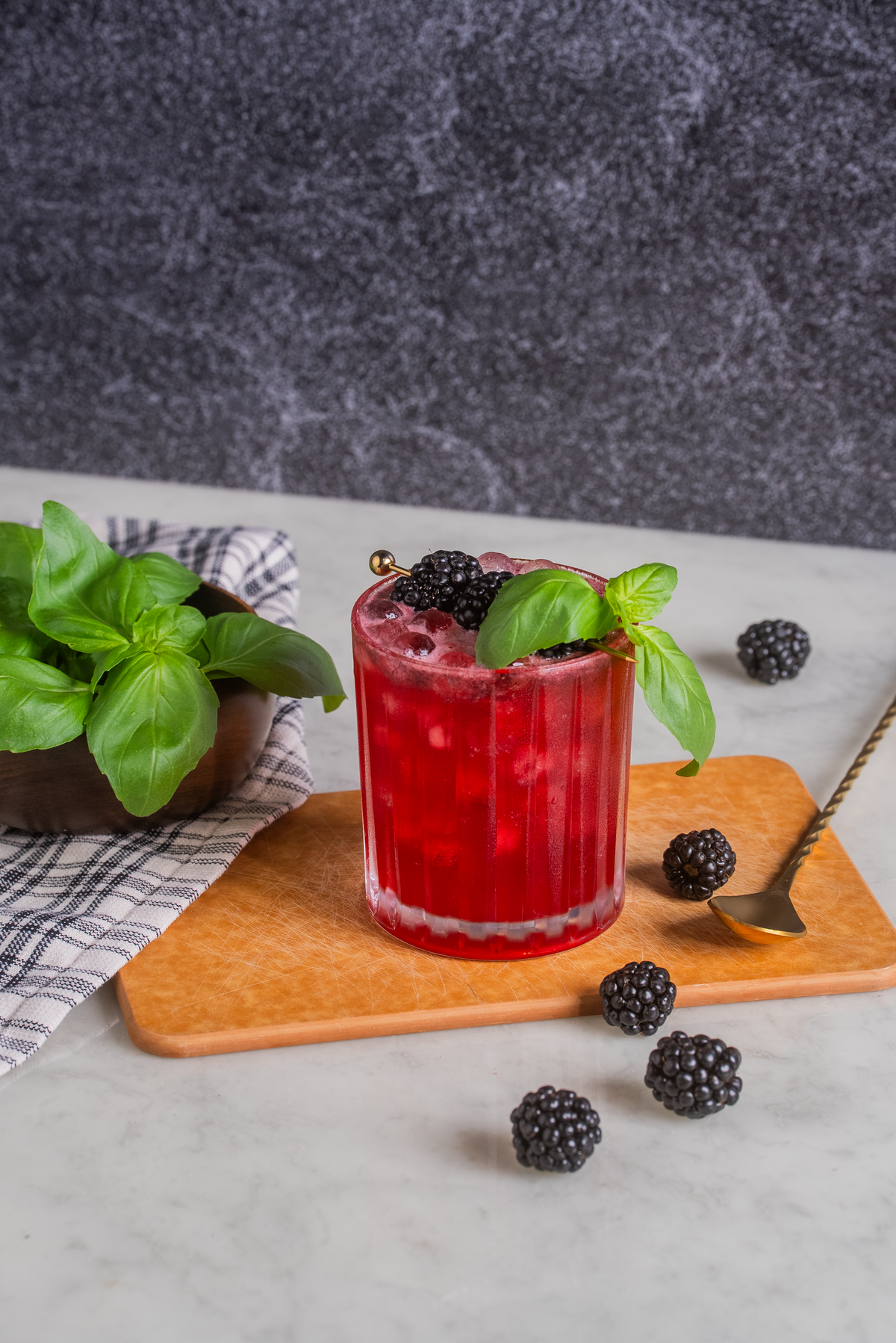 Blackberry Basil Smash
